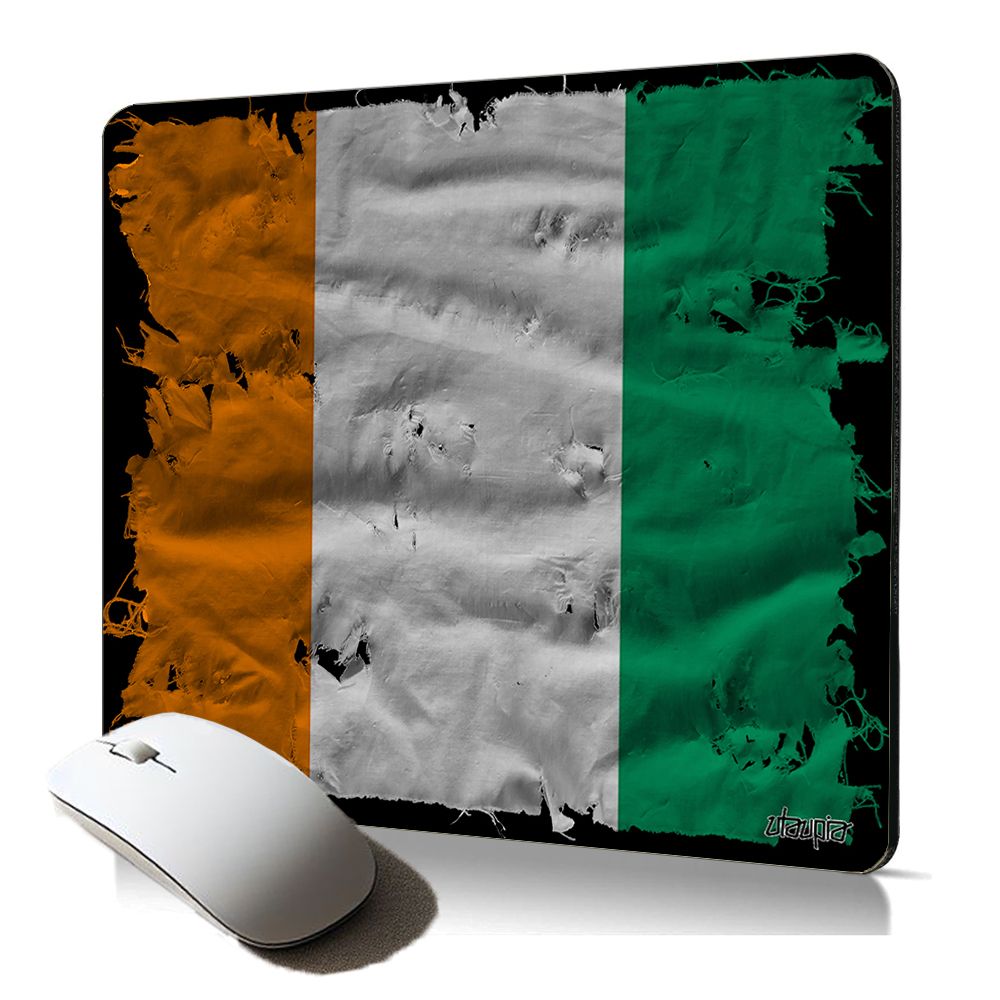Utaupia Soft Mouse Pad - Ivory Flag, Gaming Mouse Mat for Desk, Original Design for Gamers
