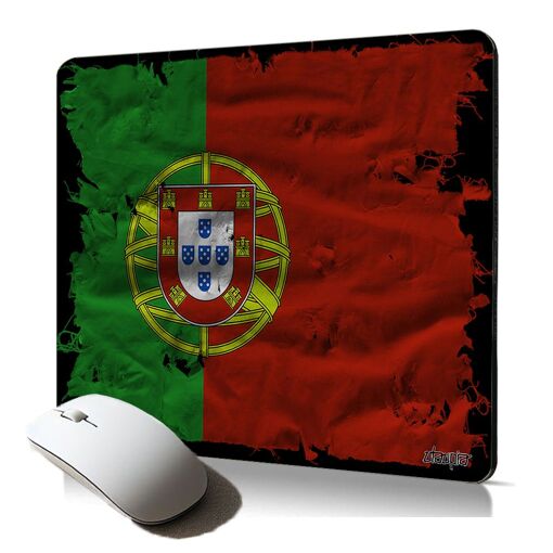 Utaupia Soft Mouse Pad - Portugal Flag, Anti-Slip, Original Gift for Gamers