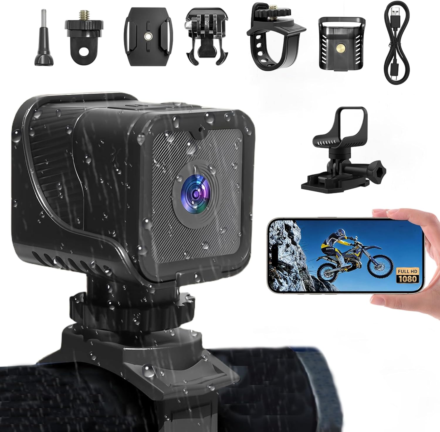 MEVRONISSHOP Sport Camera 1080P WiFi