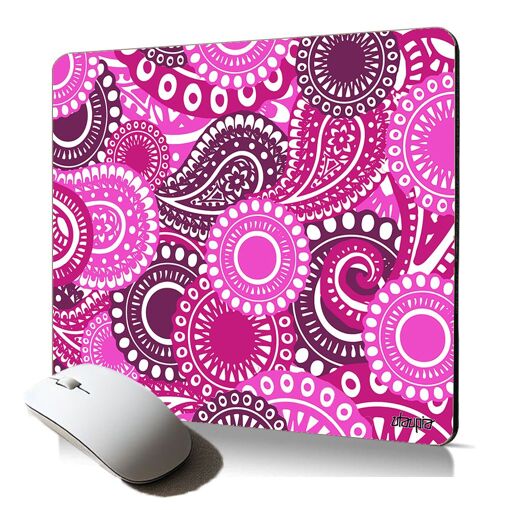 Tapis de souris souple Utaupia - Motif indien paisley coloré