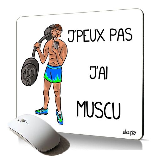 Utaupia Soft Mouse Pad - CrossFit Humor Comic