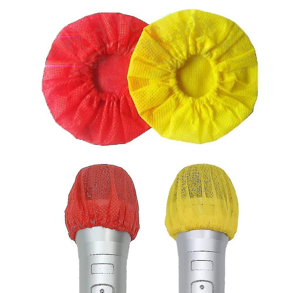 Lot de 100 bonnettes de protection hygiéniques jetables Svailse pour microphones portables