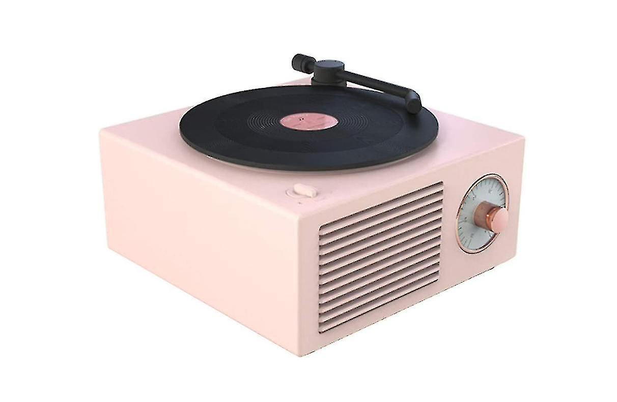 Svailse Wireless Bluetooth Speaker, Vintage Vinyl-Style CD Player