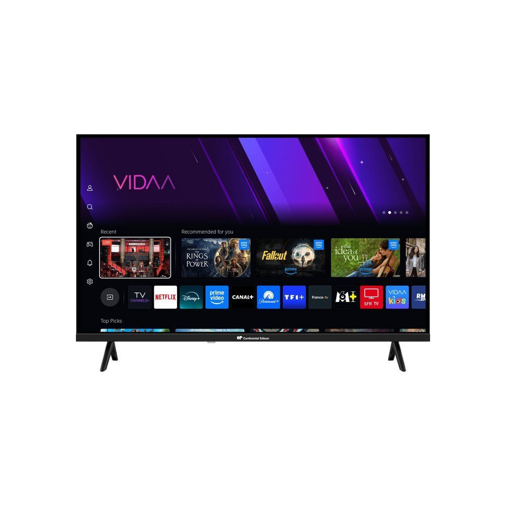Continental Edison LED TV CELED32SVHD26B6 - 32" (80 cm) HD, Matte Black Frame