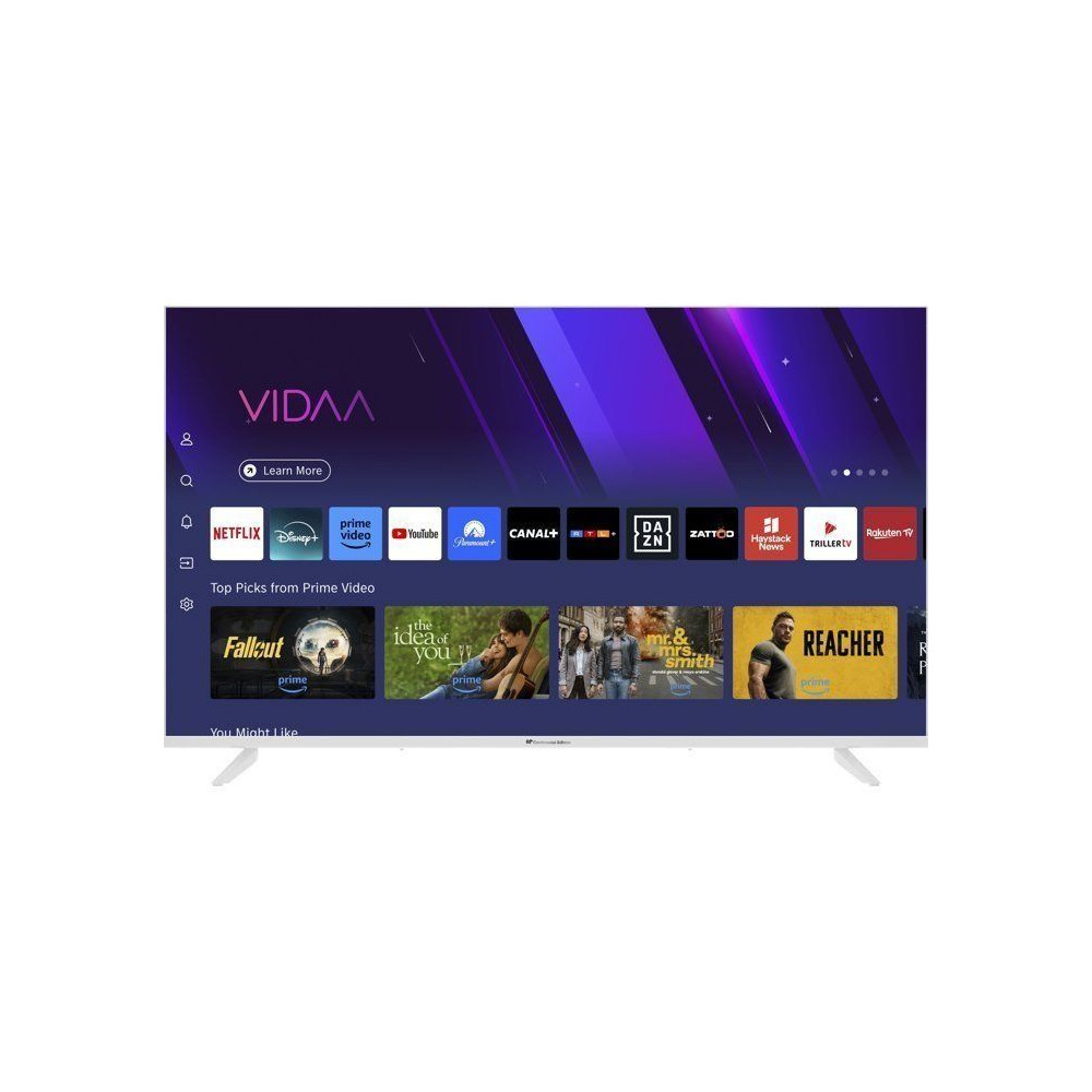 Continental Edison CELED43SVQLB26B7 43" QLED UHD White Smart TV