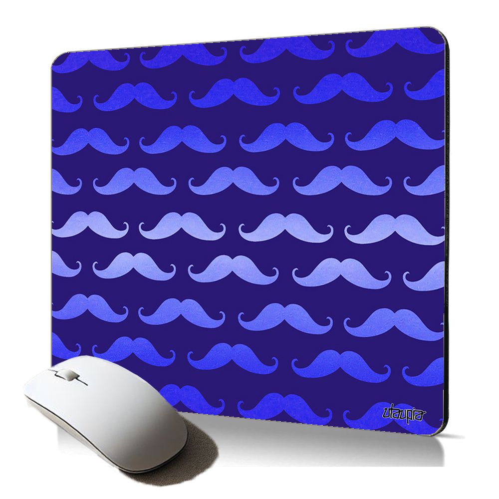 Utaupia Soft Mouse Pad with Whiskers Pattern - Vintage Pipe Accent for Professionals