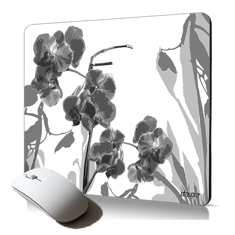 Utaupia Modern Orchid Flower Soft Mouse Pad