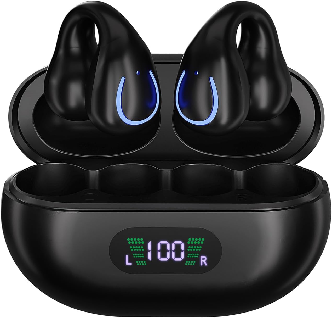 KALANKA Wireless Bluetooth Translator Headphones with AI Instantaneous Translation in 138 Languages - Black