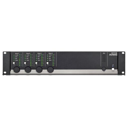 Audac MTX48 Home Audio Amplifier, Black