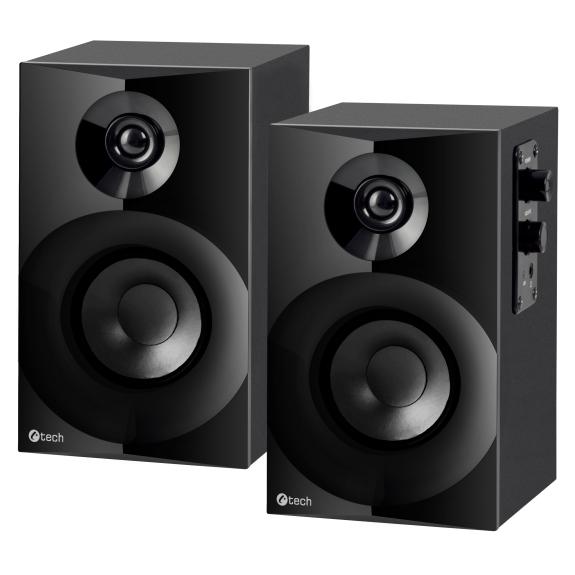 C-Tech SPK-14 2-Way Speaker, Black, Wired, 12W