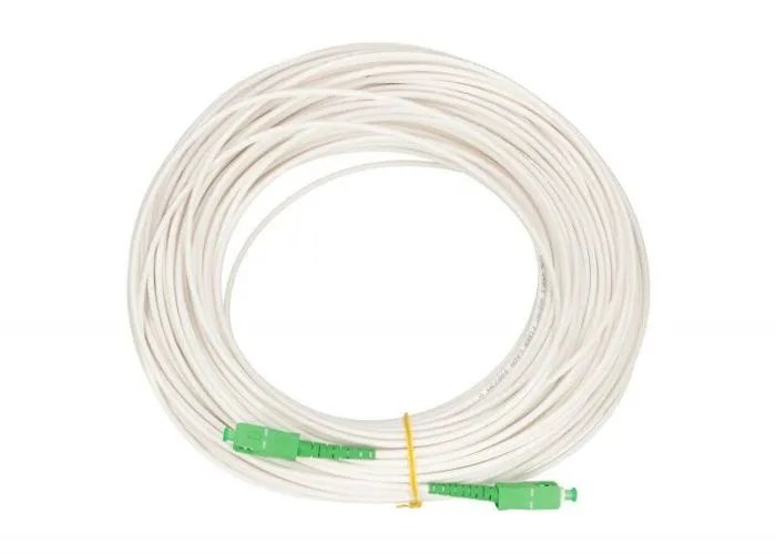 Extralink SC/APC-SC/APC Cord, 3mm, 30m, LSZH, White