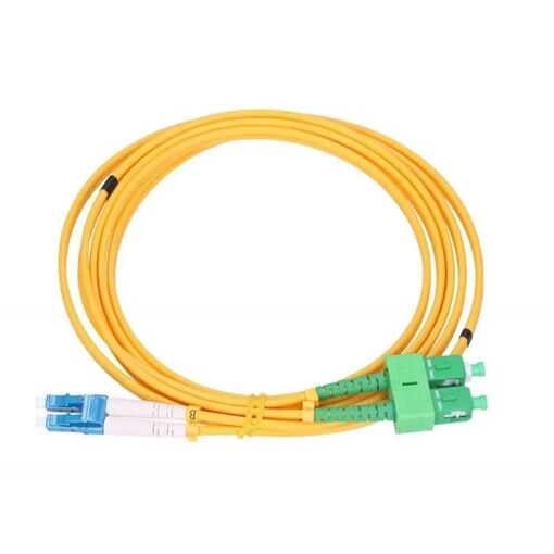 Extralink Optical Fiber Patch Cord, 2m, Yellow