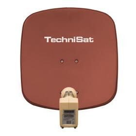 TechniSat Digidish 45 Twin Satellite Antenna, Red