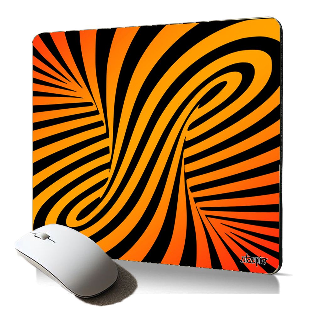 Tapis de souris souple illusion d'optique moderne Utaupia