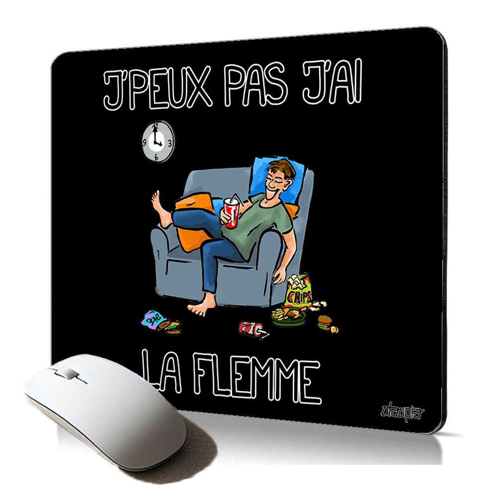 Reloj de ratón suave de Utaupia con diseño humorístico