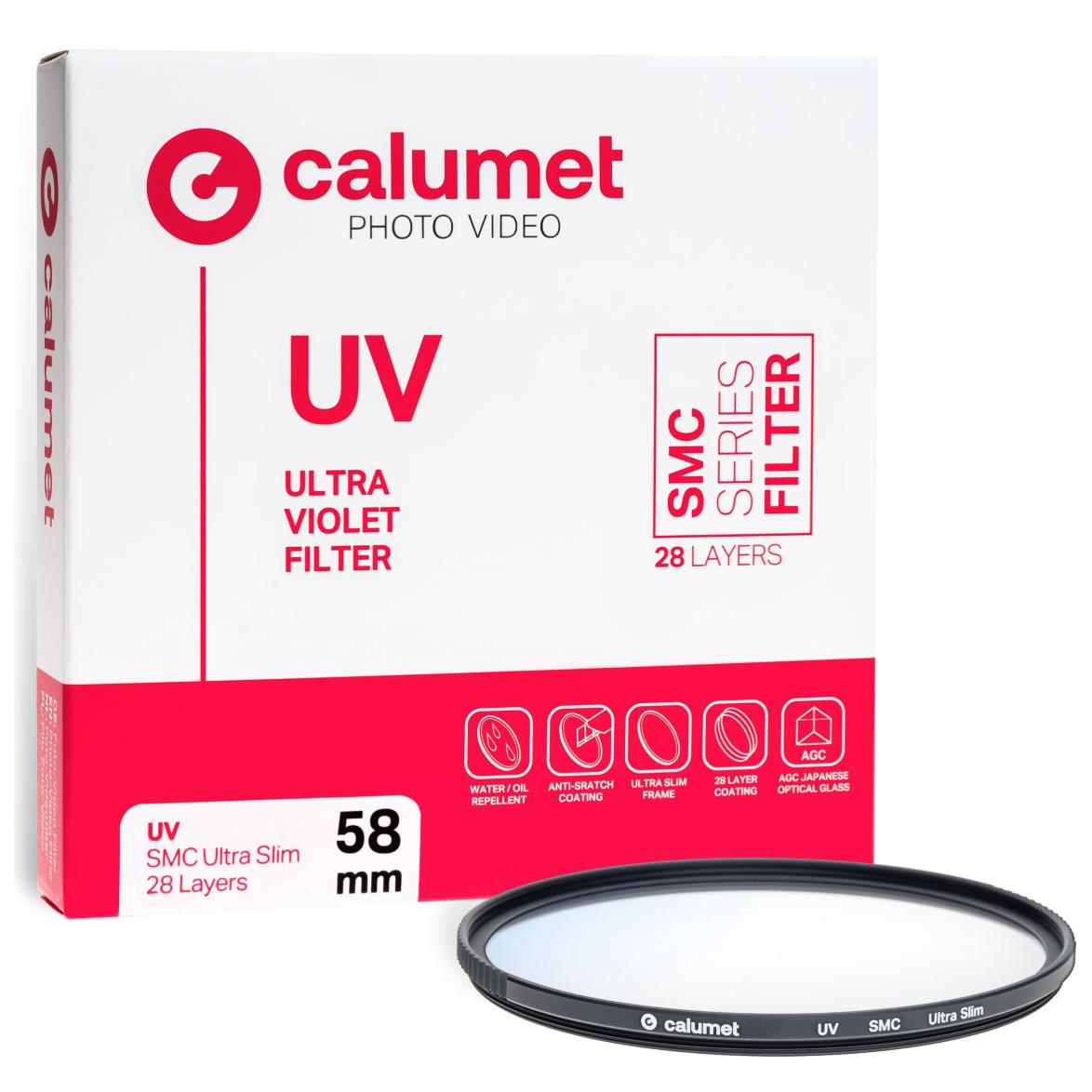 Calumet Ultraviolet Camera Filter 58mm