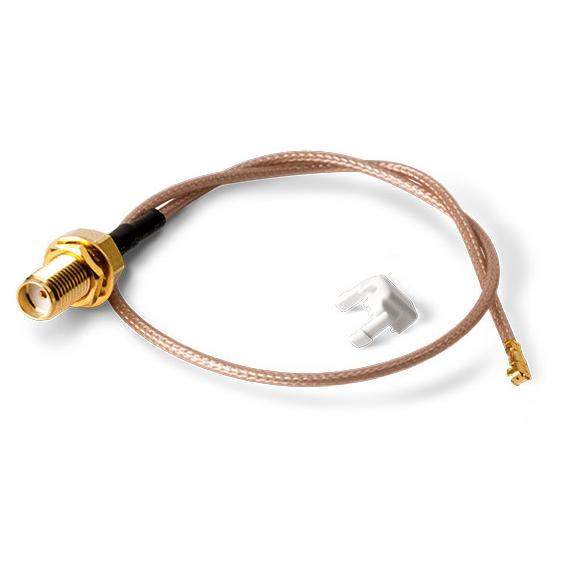 Satel IPX-SMA Antenna Connection Cable, Red, 250mm