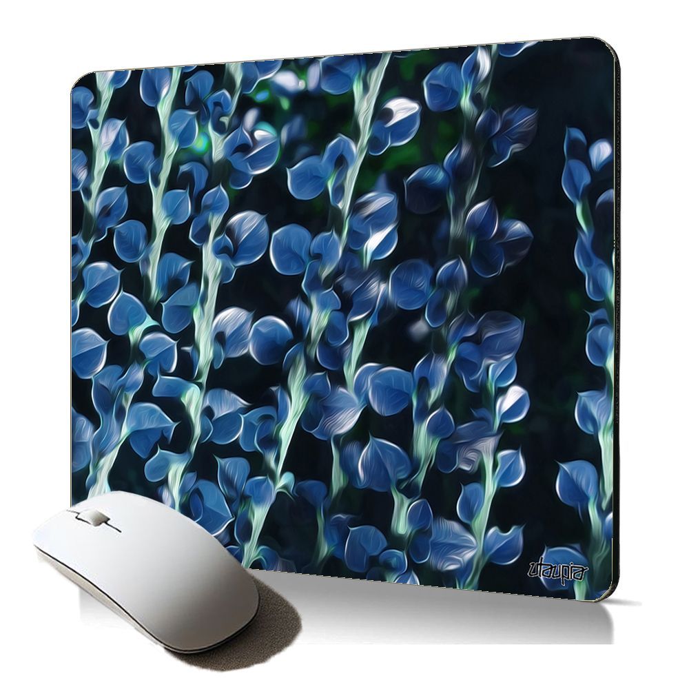 Manta para ratón suave Utaupia - Diseño de hojas y flores