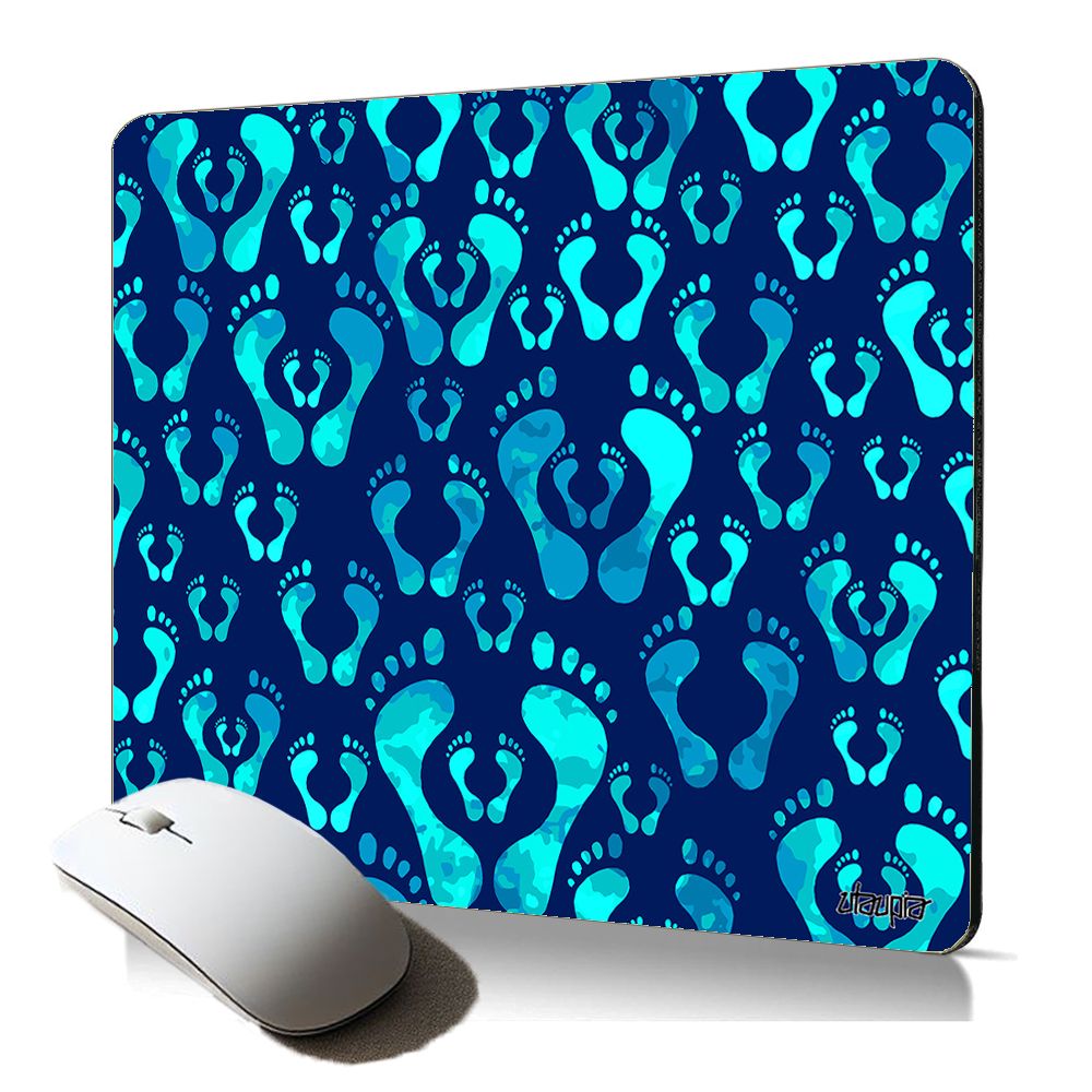 Utaupia Soft Footstep Mouse Pad - Original Beach Impression Design