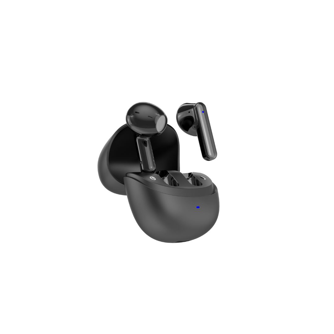 WE FUZE Wireless Earbuds - Bluetooth 5.4, 30mAh Built-in Battery + 300mAh Charging Case, In-Ear Design, Black