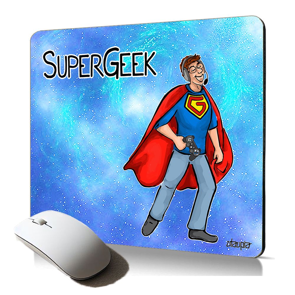 Utaupia Gaming Mouse Pad - Super Geek Humor