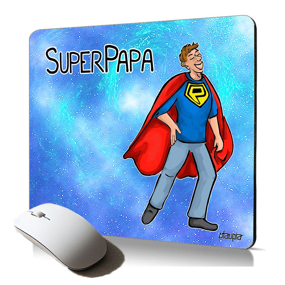 Utaupia Soft Mouse Pad - Funny Dad Joke, Artistic Humor Hero for Laptop