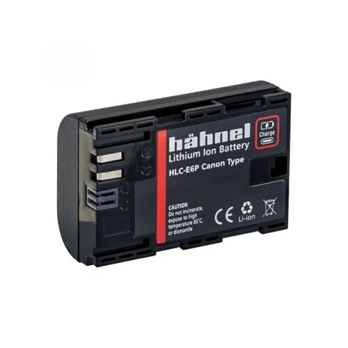 Hahnel ULTRA HLC-E6P Camera Battery (USB-C, Black) for Canon
