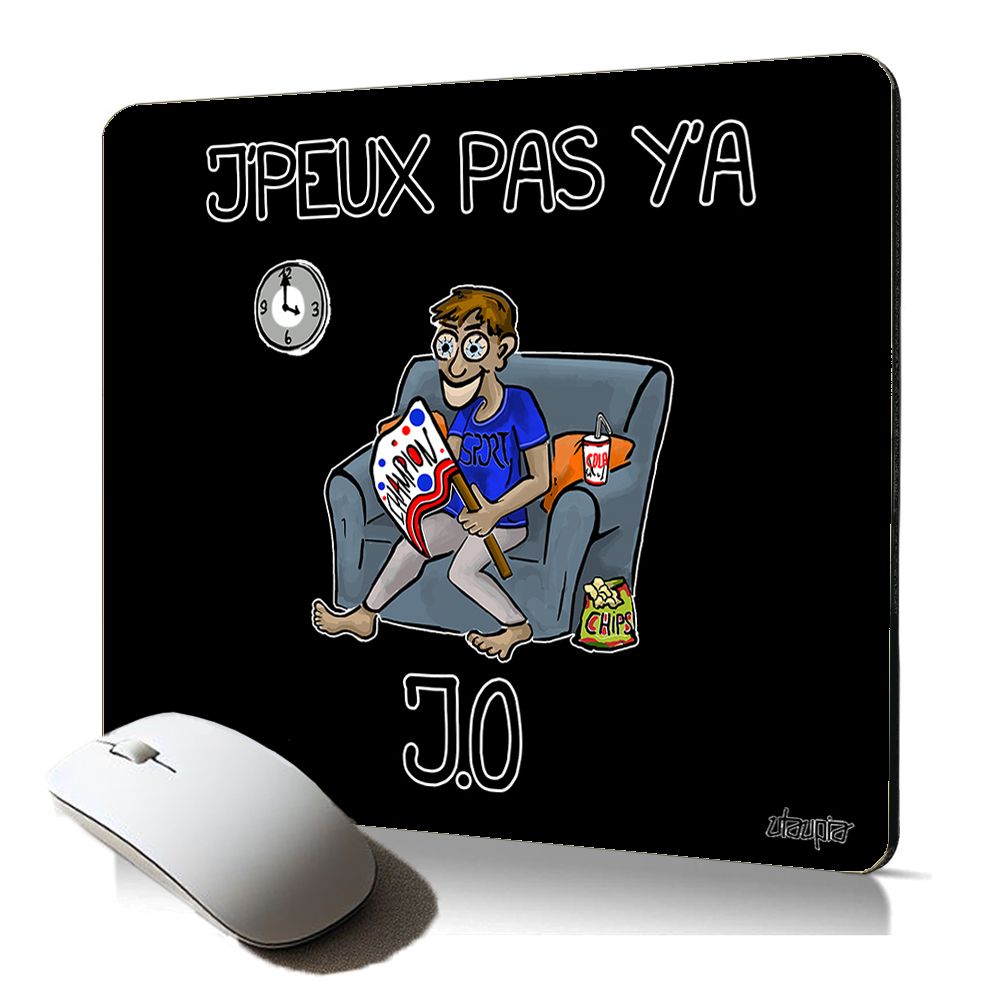Utaupia Soft Mouse Pad with Humorous Athletic Design
