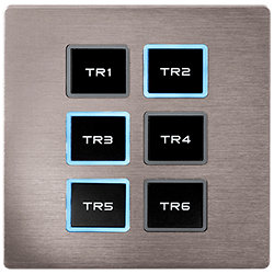 Showtec TR-512 Install/Pocket Wall Remote, Grey
