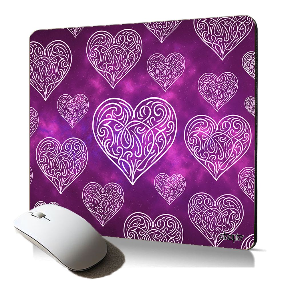 Matraca para ratón suave Utaupia con corazón y símbolo de amor, rosa