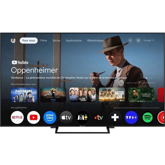Continental Edison CELED75SVQLD26B6 75" QLED 4K UHD Smart TV with Google TV