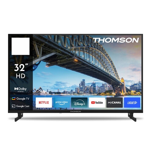 Thomson 32HG2S15K 32" HD Smart TV with Google TV and Chromecast
