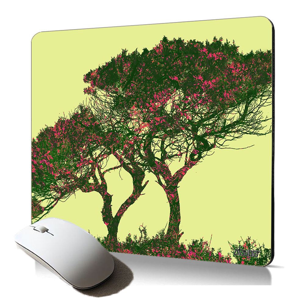 Utaupia Soft Mouse Pad with Tree Design - Flowers Zen Accessory