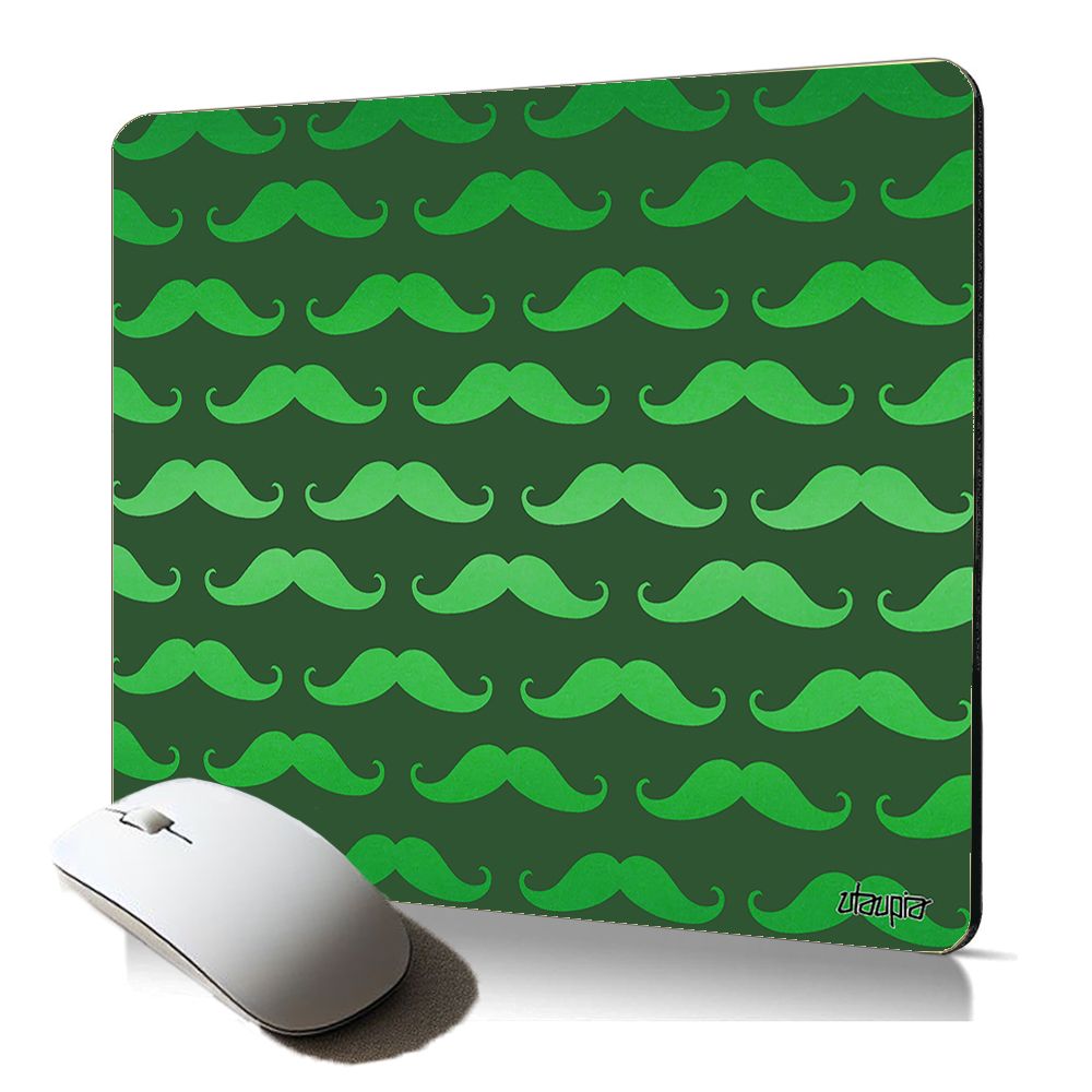 Utaupia Soft Mouse Pad with Mustache Design