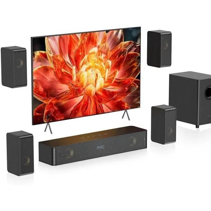 Hiwill-Audio N512 Soundbar - Maximum Output 400W 3D Soundbar with Bluetooth