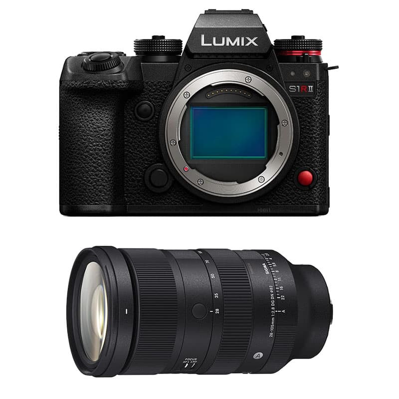 Panasonic Lumix S1R II + Lente Sigma 28-105mm f/2.8 Art con Garantía de 3 Años
