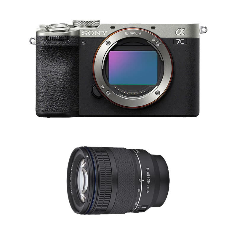 Sony Alpha 7C II Silver + Samyang AF 24-60mm F2.8 FE 3-Year Warranty