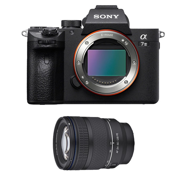 Sony Alpha 7 III + Samyang AF 24-60mm f/2.8 FE Lens, 3-Year Warranty