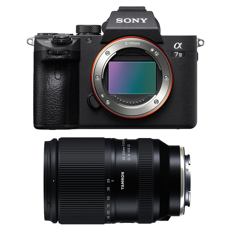 Sony Alpha 7 III + Tamron 25-200mm f/2.8-5.6 Di III VXD G2 3-Year Warranty