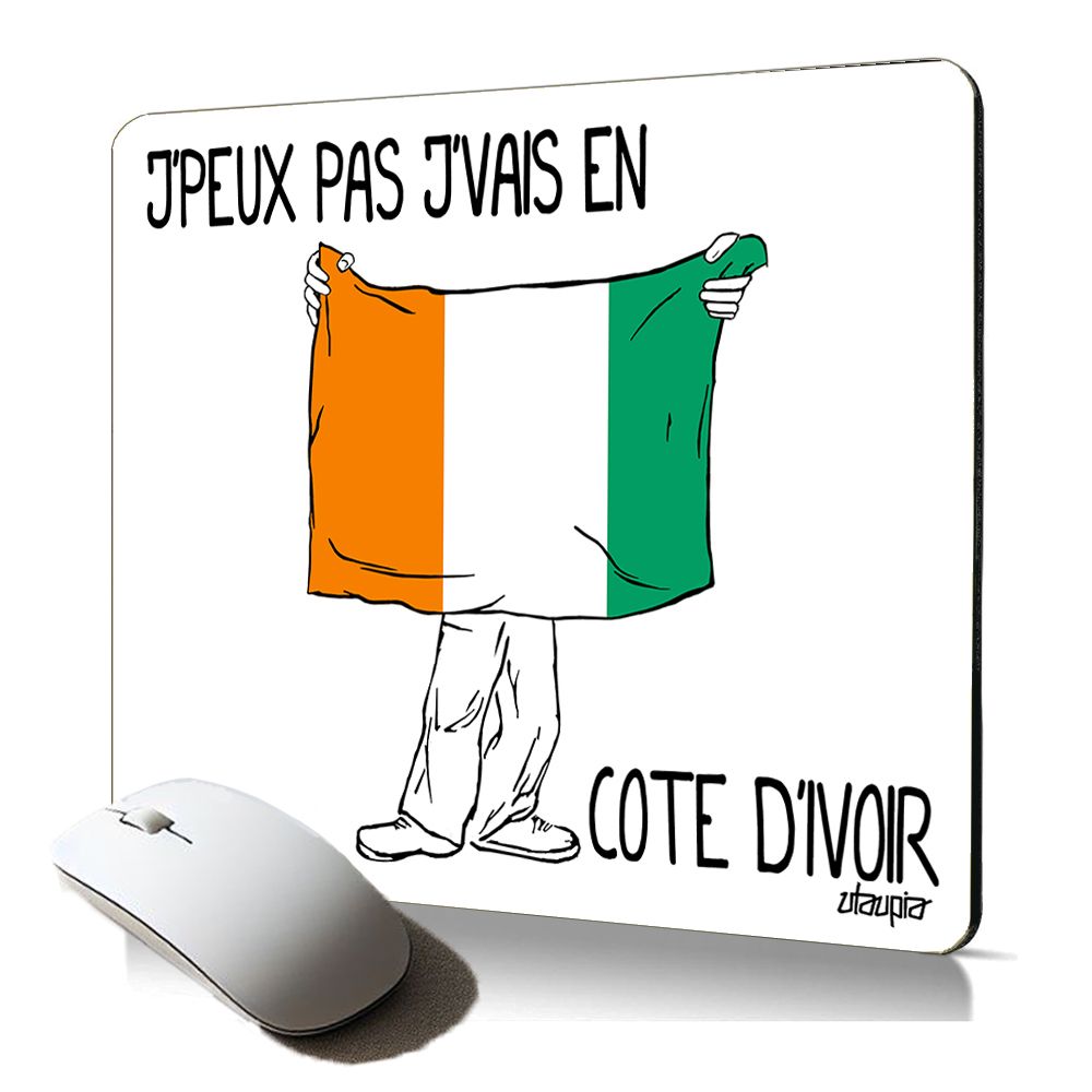 Utaupia Soft Mouse Pad with Ivory Coast Theme