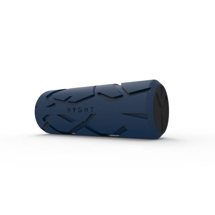 Haut-parleur Bluetooth nomade Ryght Jungle - Autonomie de 8 heures - Micro intégré - Bleu