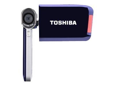 Toshiba CAMILEO P20 1080p HD Camcorder - 5MP - 128MB Flash Memory - Blue