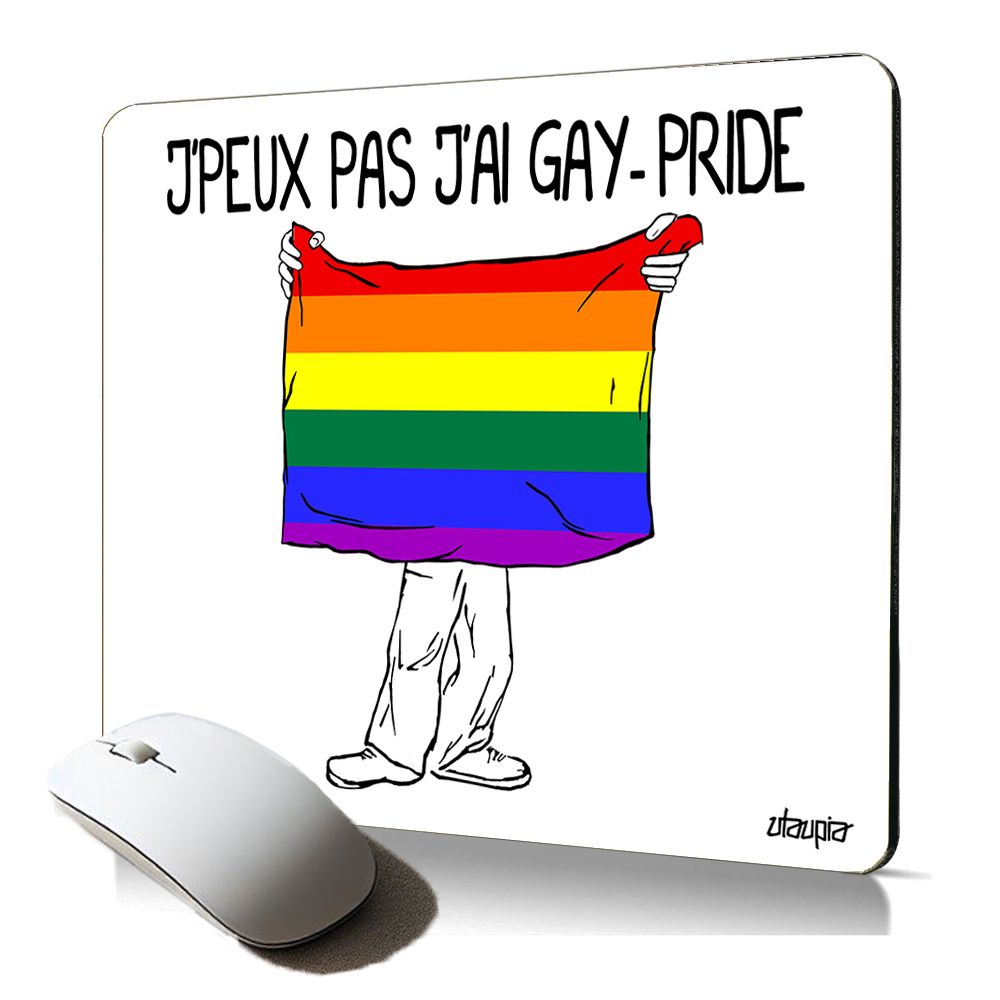 Utaupia Soft Mouse Pad - Pride Flag Design