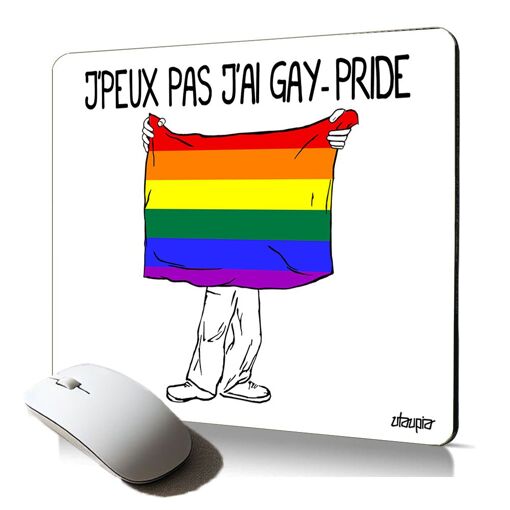 Utaupia Soft Mouse Pad - Pride Flag Design