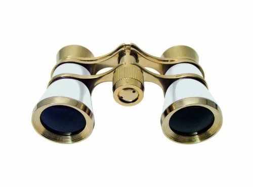 Braun Opera Binoculars - 3x25mm - Gold/Pearl