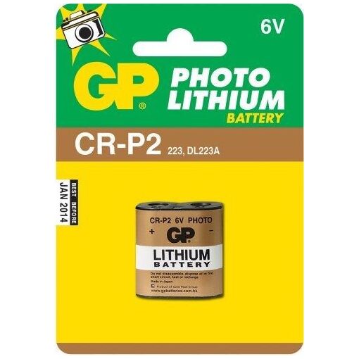 Batería de litio para fotos GP - 6 V, compatible con EL223AP/DL223A