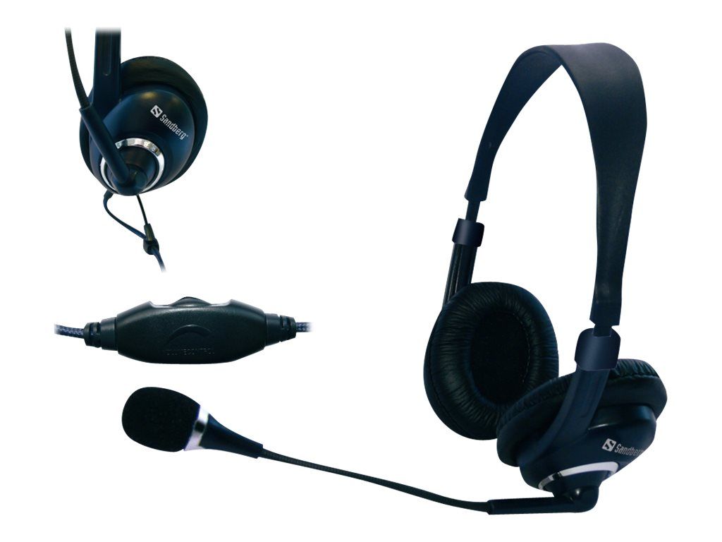 Sandberg Headset One - Circumaural Wired Headphone