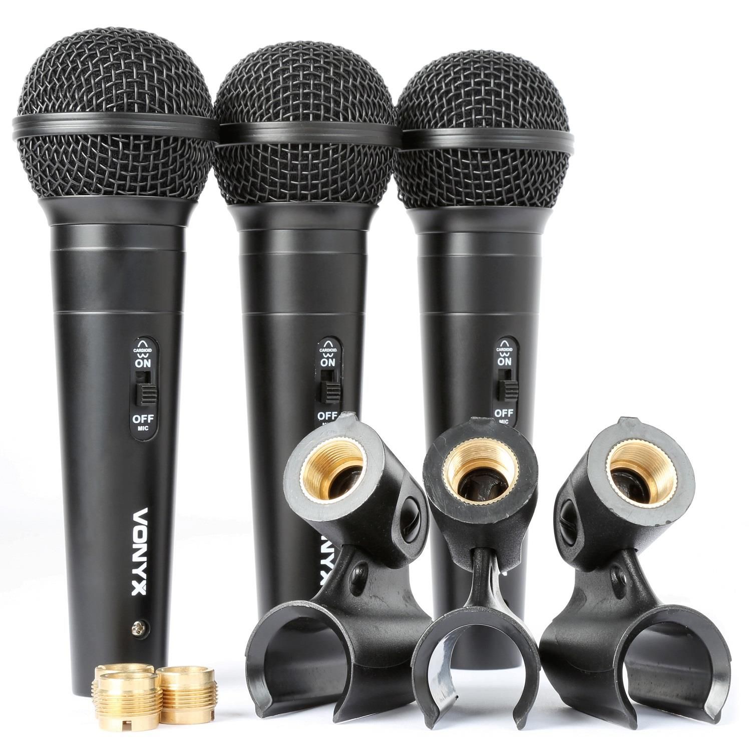 Vonyx VX1800S Dynamic Microphone Set