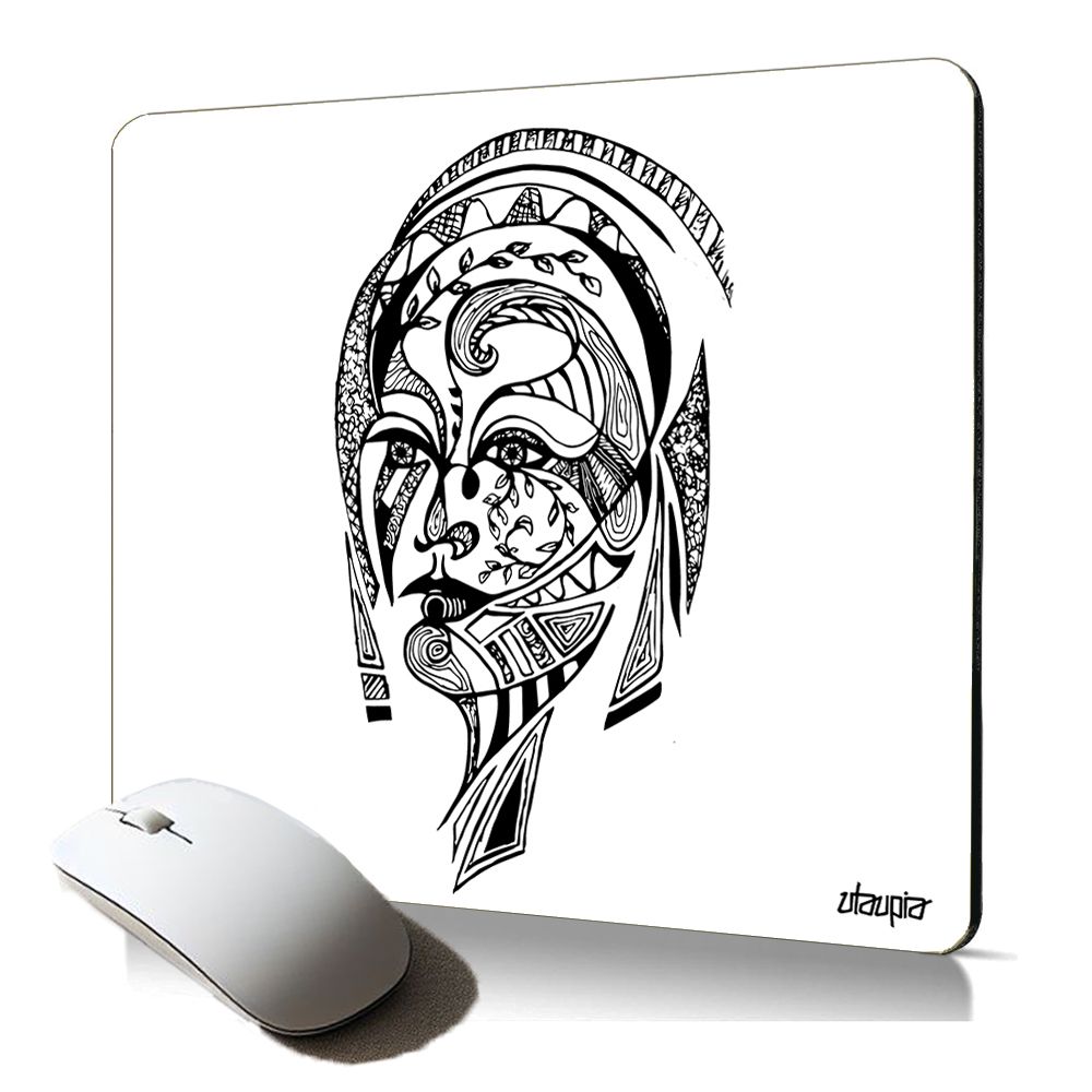Utaupia Soft Mouse Pad - Nature Woman Design, Made in France