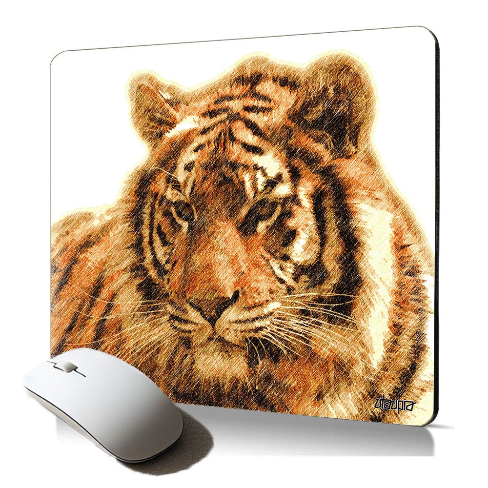 Almohadilla de ratón suave Utaupia - Diseño de tigre Pop Art